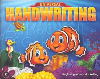Universal Handwriting Kindergarten: Beginning Manuscript Writing NEW UNUSED