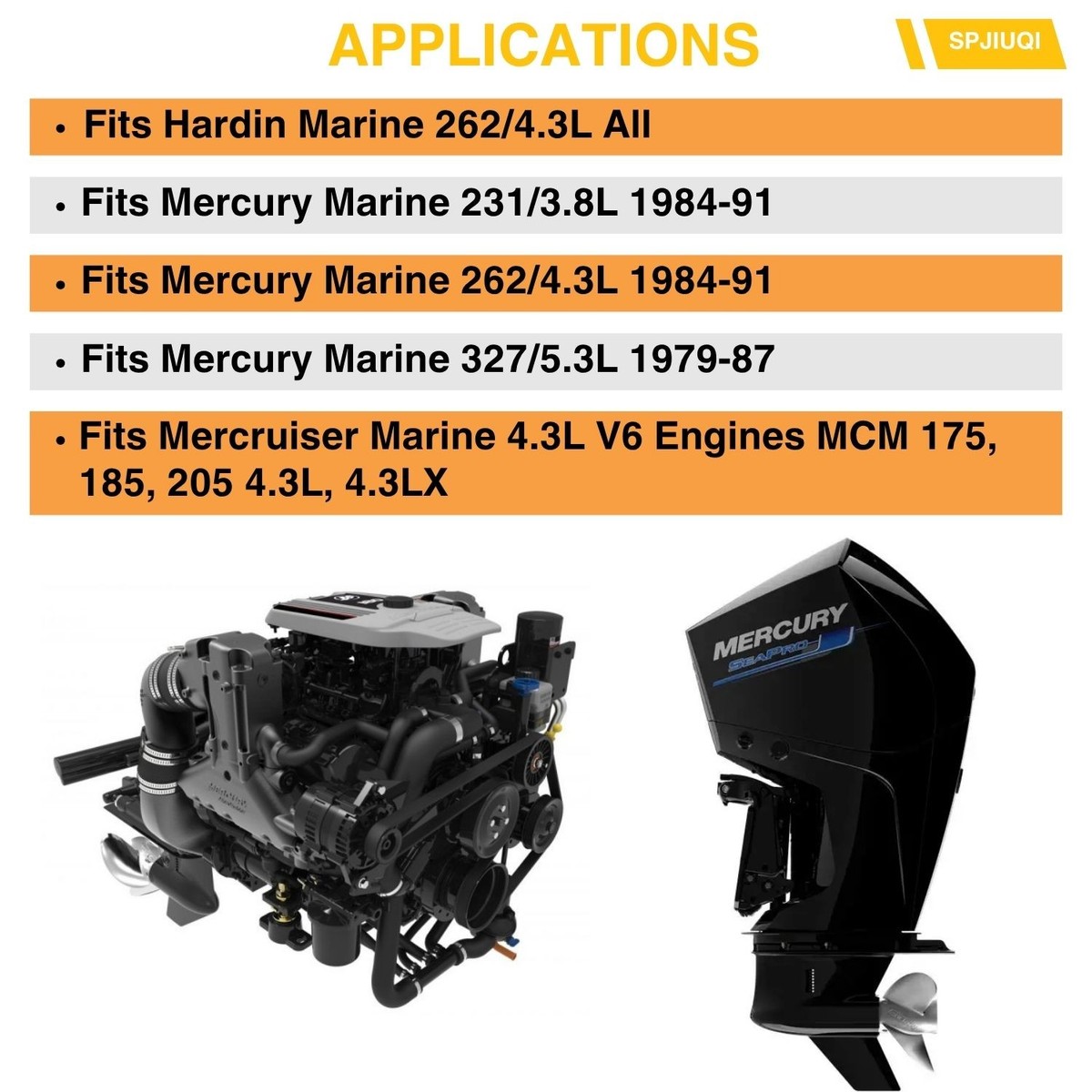 Marine Fuel Pump M60315 for Mercury Hardin 262/4.3LSierra 18-7284