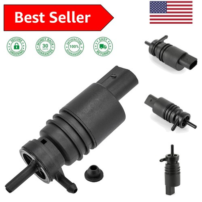 #ad #ad OEM Compatible Windshield Washer Pump Replacement for Clear Driving Visibility $15.19