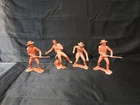 1960s Vintage Louis Marx Cowboys 6 Inch Figures Lot of 4
