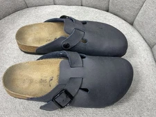 Birkenstock Provence Navy Blue Clog Shoe Size US L 7 M 5 EU38 245 Birki’s