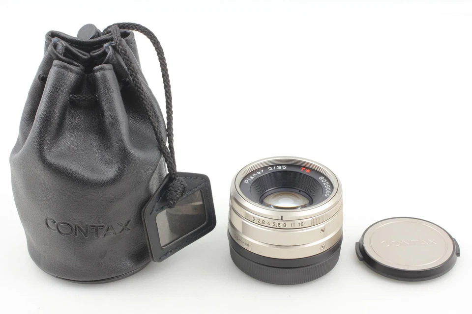 [MINT w/ Case] Contax Carl Zeiss Planar T* 35mm f/2 Lens for G1 G2 From JAPAN - Image 2 of 4