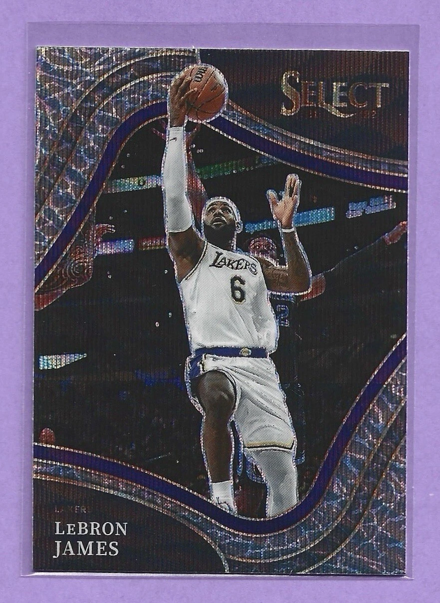 2021-22 Panini Select Courtside Elephant Prizm LeBron James Lakers SSP