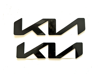 #ad #ad 2PCS Gloss Black Replacement Front Rear Emblems For 2023 25 KIA Telluride X pro $59.85