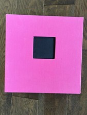 American Crafts Scrapbook 2 1/2  pink 3 ring binder photo album Archiver  s NEW