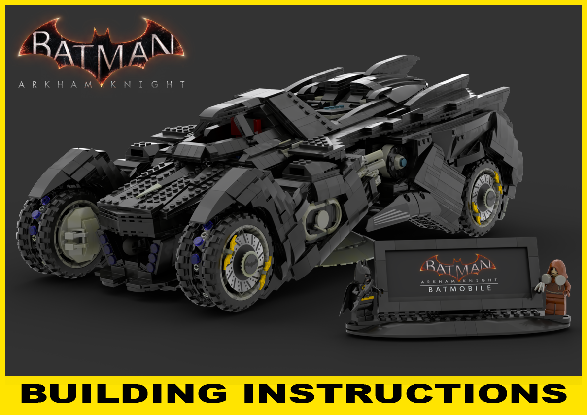 batmobile lego set instructions