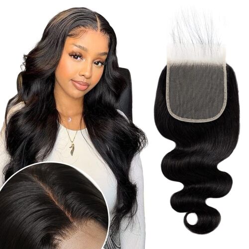 20inch 100% Real Human Hair Wigs for Black Women 5 x 5 Body Wave Full Lace Front