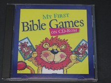 VINTAGE MY FIRST BIBLE GAMES PC/MAC, BINGO/DOMINOS/MATCH/BIBLELAND 1997 Games