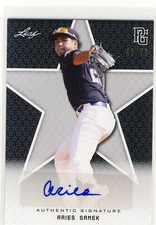 ARIES SAMEK 2020 Leaf Perfect Game PG Black AUTO /50 CLEMSON