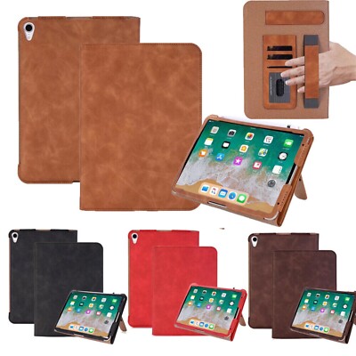 For iPad 5th 6th Gen Mini 1st 2nd 3rd 4th 5th Gen Wallet PU Leather Smart Case