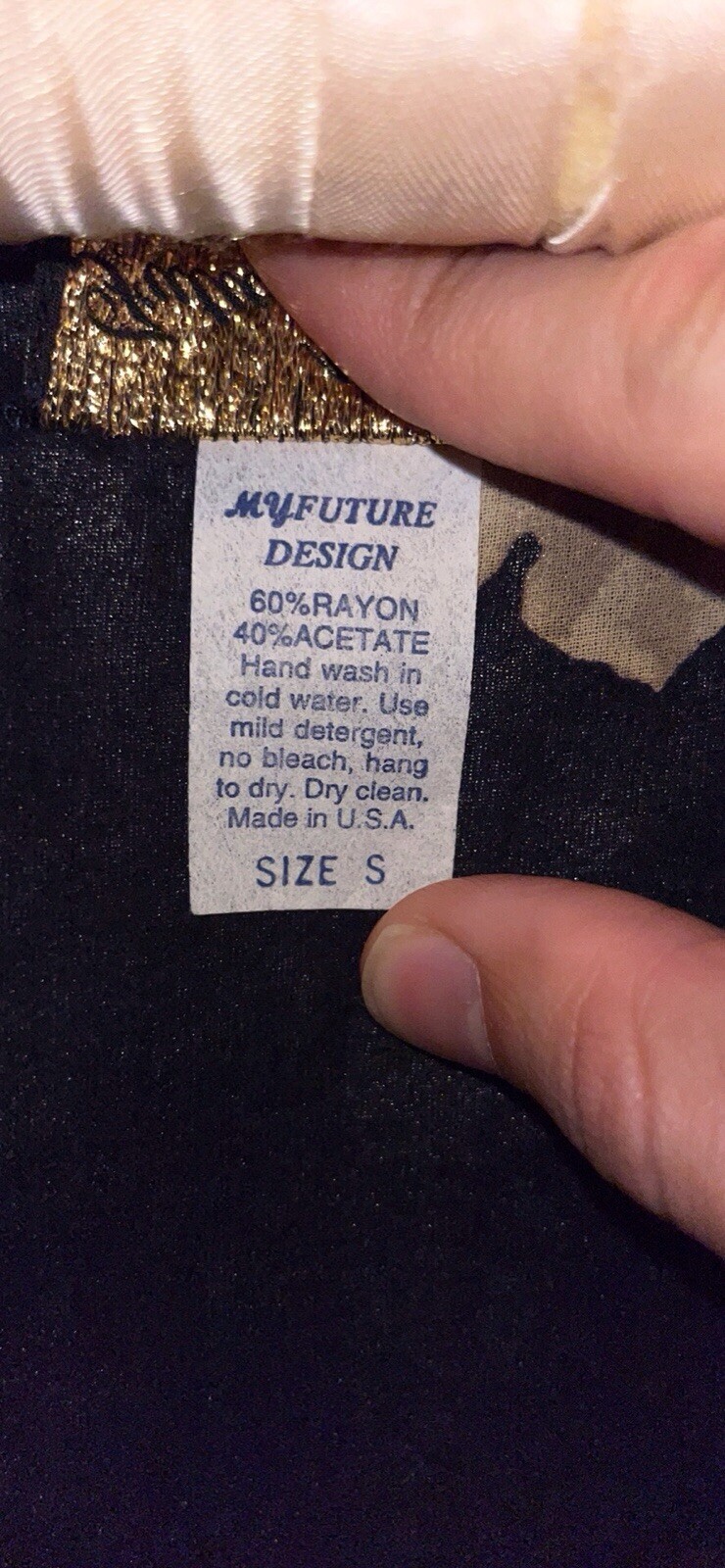 Black Floral Spaghetti Strap Sheath Dress with Matching Jacket with Tags