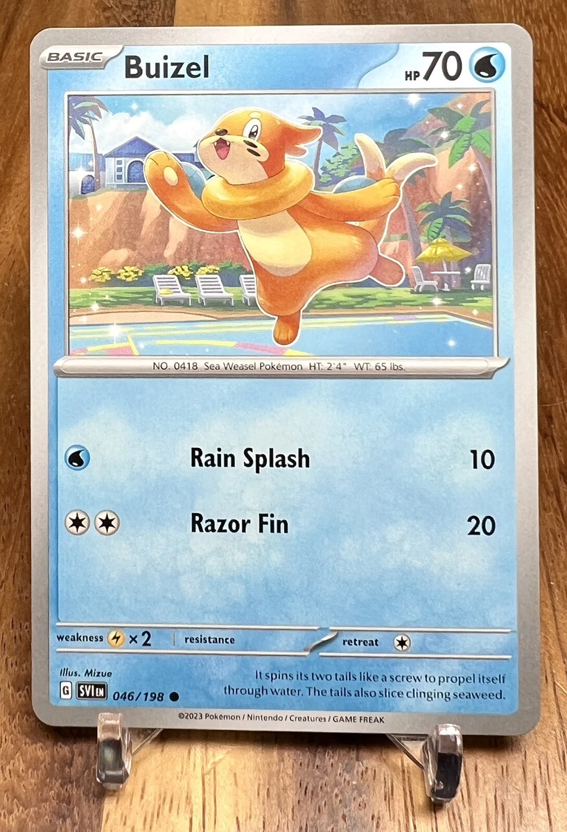 Buizel 046/198 SV1 Scarlet &amp; Violet Base Non Holo Pokemon Card NM