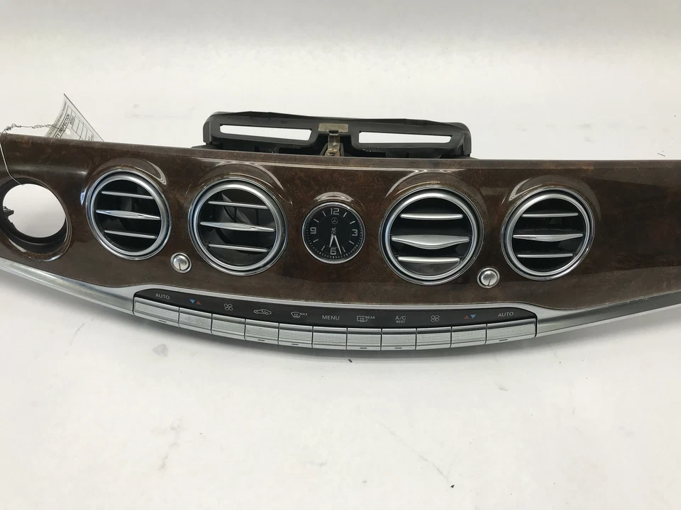 15 16 17 18 MERCEDES BENZ CLASE S S550 INTERRUPTOR DE CONTROL DE CLIMA TABLERO JUEGO DE TRES RELOJES Foto 3 de 4