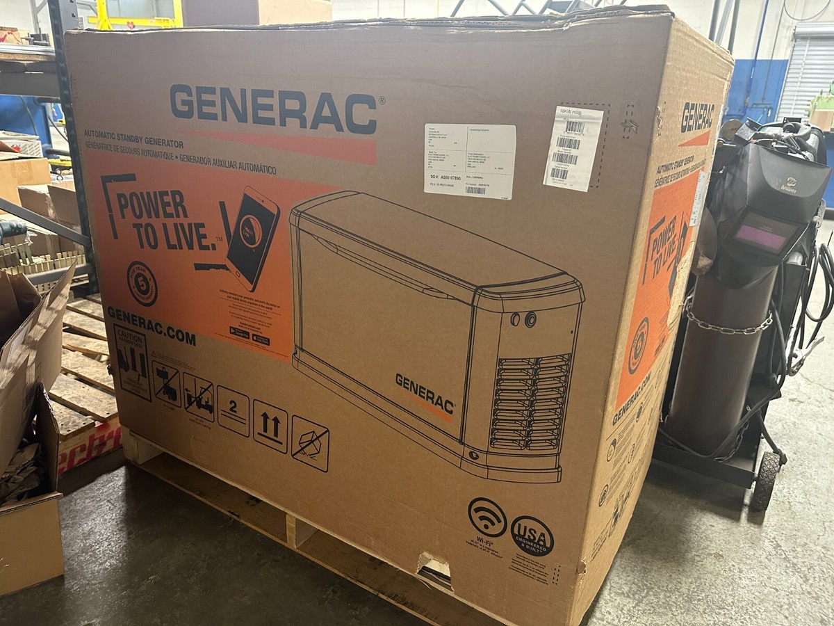 Generac 7228 18kW Guardian Generator with Wi-Fi & 200A SE Transfer