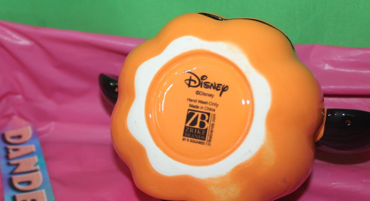 Disney Minnie Mouse Pumpkin Ceramic Candle Holder Luminaire Zrike