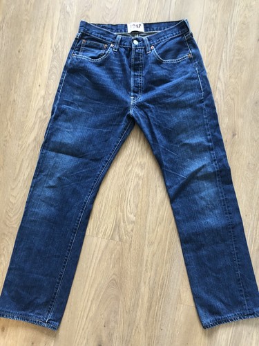 Levi Levis 501 Limited Edition 1947 Jeans Label W 32 X L 34 Blue Denim |  eBay