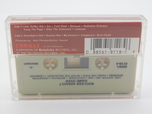 Nuclear Assault Cassettes Good Times, Bad Times (1989) & Game Over (1986) Metal - Picture 18 of 23