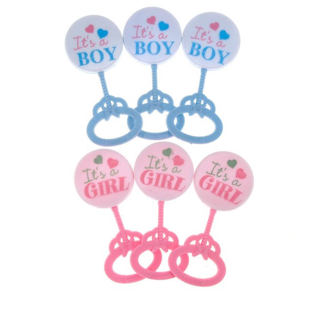 Mini Plastic Baby Rattle Favor Decorations, 31/2Inch, 12Count eBay