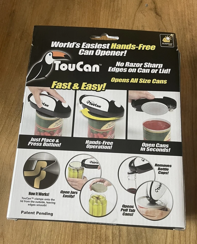 TOUCAN WORLDS EASIEST HANDS-FREE CAN OPENER - Image 2 of 2