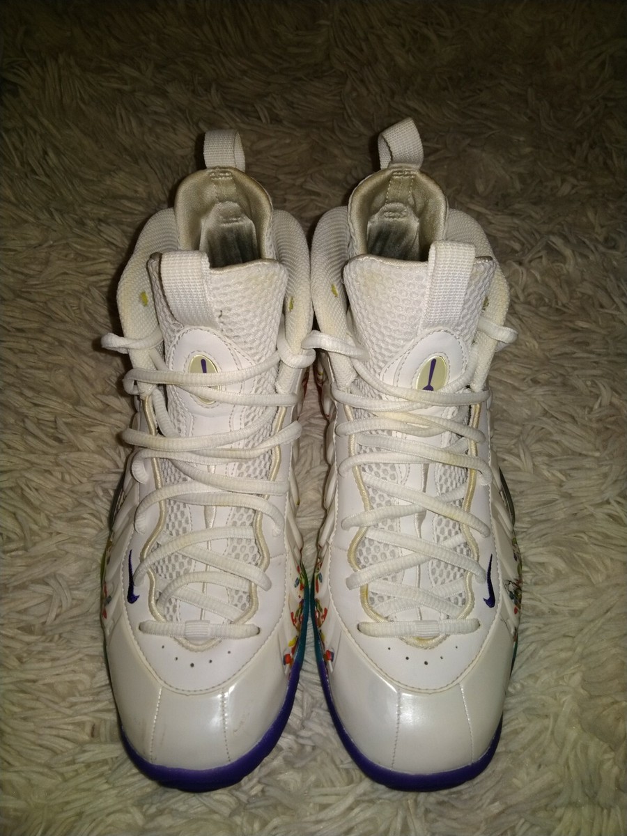 Nike Air Foamposite Pro Little Posite Fruity Pebbles 644792 101 Sz