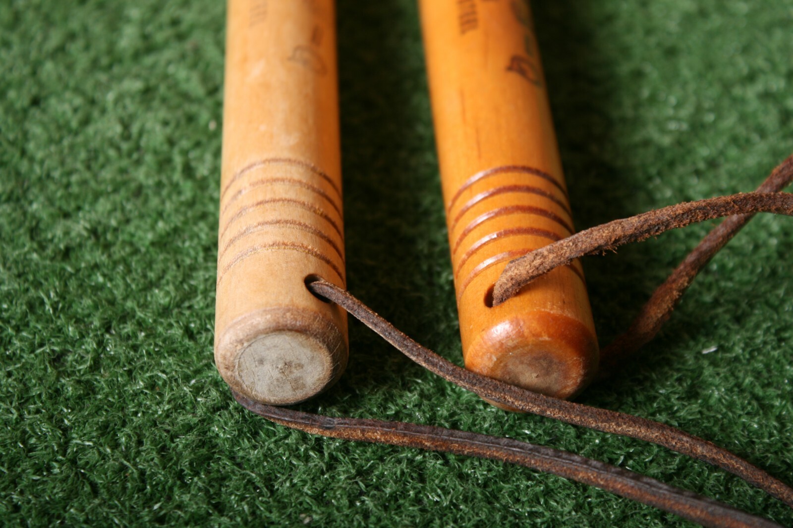 Vintage ANDROCK BARBQ Long Stainless Steel Wood Handled Serving Spoon