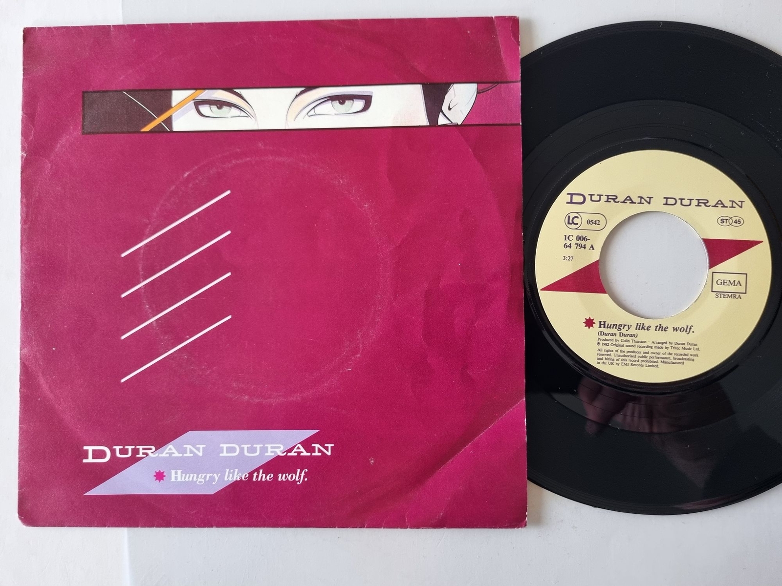 Duran Duran - Hungry Like The Wolf 7'' Vinyl Germany