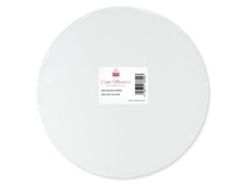 Heveer 4x Acryl Cake Boards Rund 15cm - Transparente Kuchenplatten, Lebensmittelecht & Wiederverwendbar