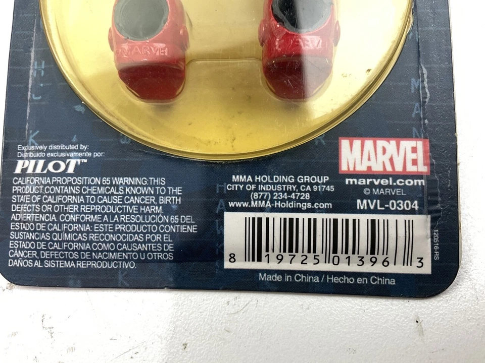 Pilot MVL-0304 Iron Man Wheel Valve Stem Caps - Image 4 of 4