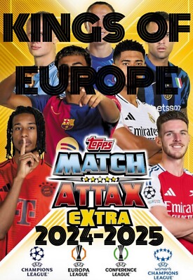 Kings of Europe Match Attax 2024/2025 Extra 24/25 Topps Karten # 244 - 270
