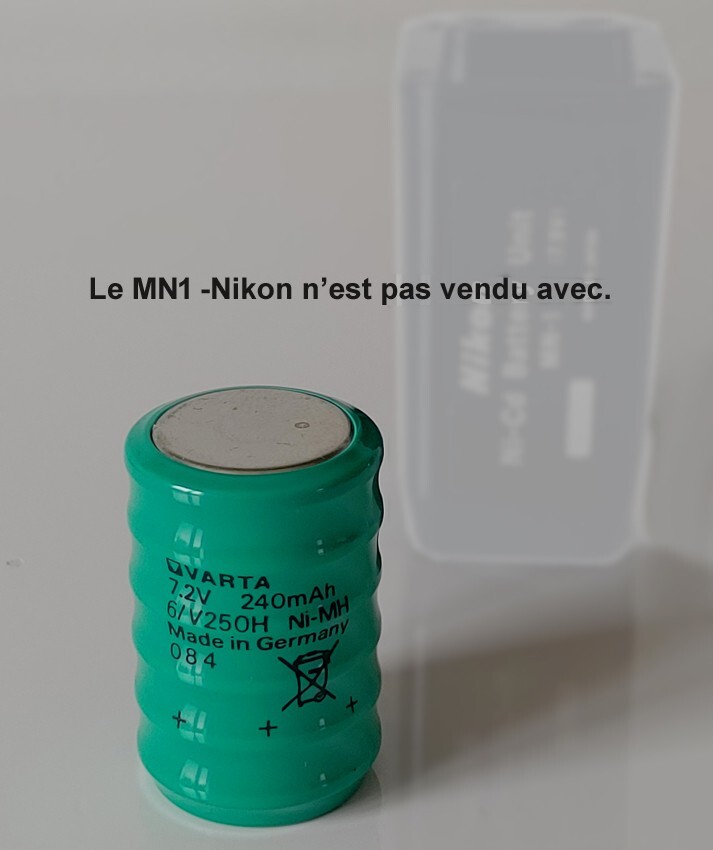Pile Accu pour Nikon MN1 haute performance longue autonomie pour photographe exigeant