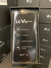LG V50 ThinQ 5G 128GB (Sprint Unlocked) Smartphone Black NEW Read Notes