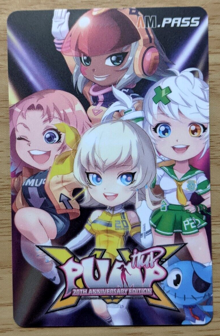 NEW Andamiro Pump it Up AM.PASS ampass card PIU pass Arcade