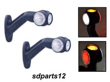 Coppia Fanale Luce Ingombro Laterale Led Rosso Bianco Arancio Omologato 12v 24v