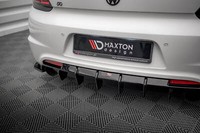 Diffusor Heck Ansatz FüR Volkswagen Scirocco R Mk3 Schwarz Hochglanz