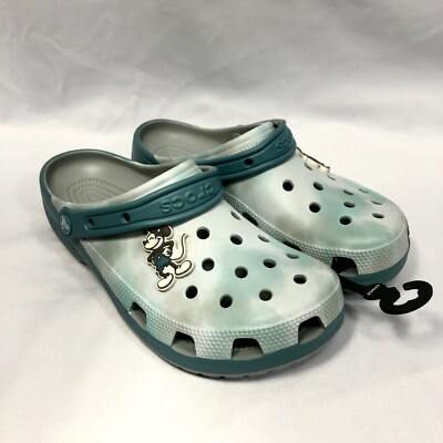 Disney Park Mickey Mouse Tie-Dye Blue Crocs Clogs Adult M4  display picture 2