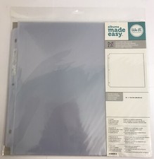12 x 12-inch 3-Ring Album Page Protectors by We R Memory Keepers 10 pack 50070-4