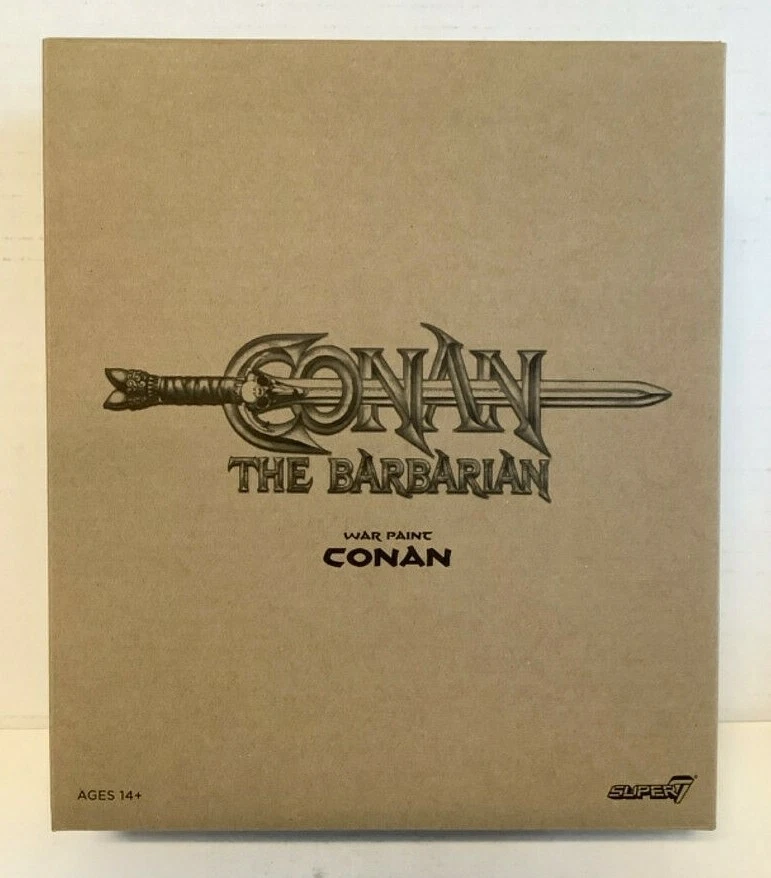 NUEVA Figura de Acción Super7 Conan el Bárbaro Ultimates WAR PAINT CONAN 7 Pulgadas Foto 2 de 3