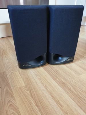 sharp floor speakers