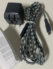 🧷 Heyday 6' iPhone Plug to USB-C Power Delivery Home Charging Kit - Dusk Blue