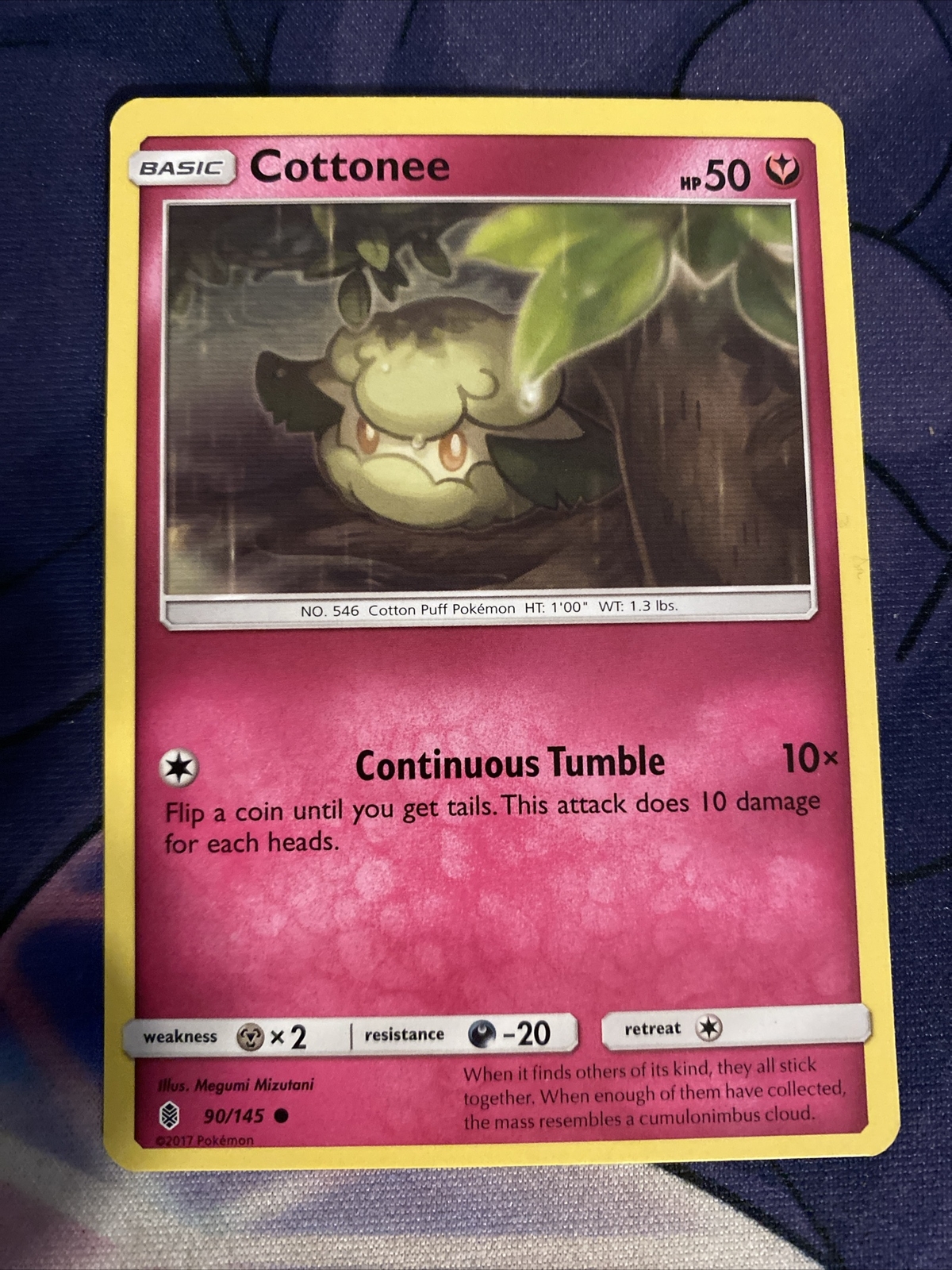 Pokemon TCG Guardians Rising Cottonee 90/145