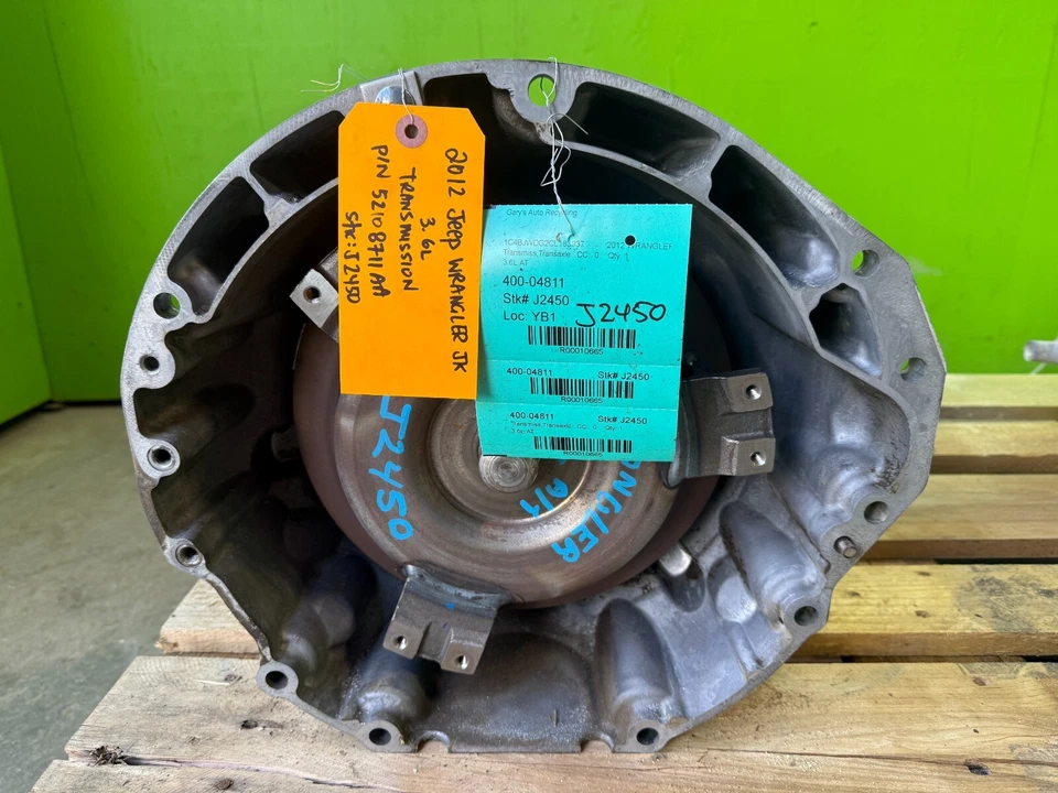 12 JEEP WRANGLER JK 3.6 AUTOMATIC TRANSMISSION 11-18 - Image 4 of 4