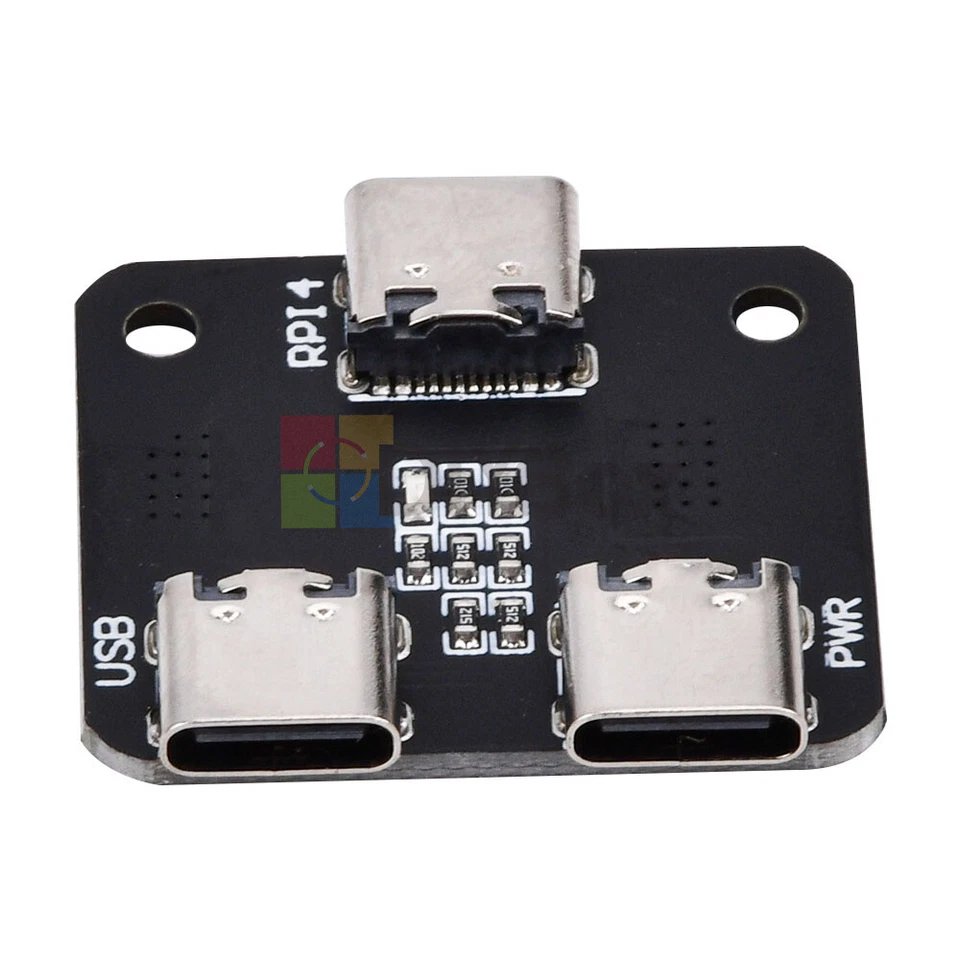 Power Splitter Power Distributor Board for Raspberry Pi 4 USB 1to2 Module Type-C - Image 3 of 4