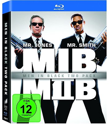 MEN IN BLACK 1 + 2 (Will Smith, Tommy Lee Jones) 2 Blu-ray Discs NEU+OVP