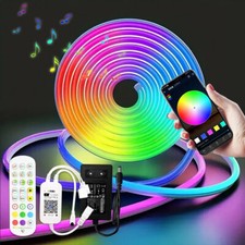 2835 Neon LED Streifen Stripe RGB Leiste Schlauch diffus Lichtband Dimmbar Wifi