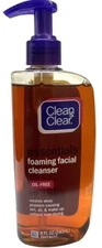 clean & clear essenstials foaming cleanser oil free 8oz