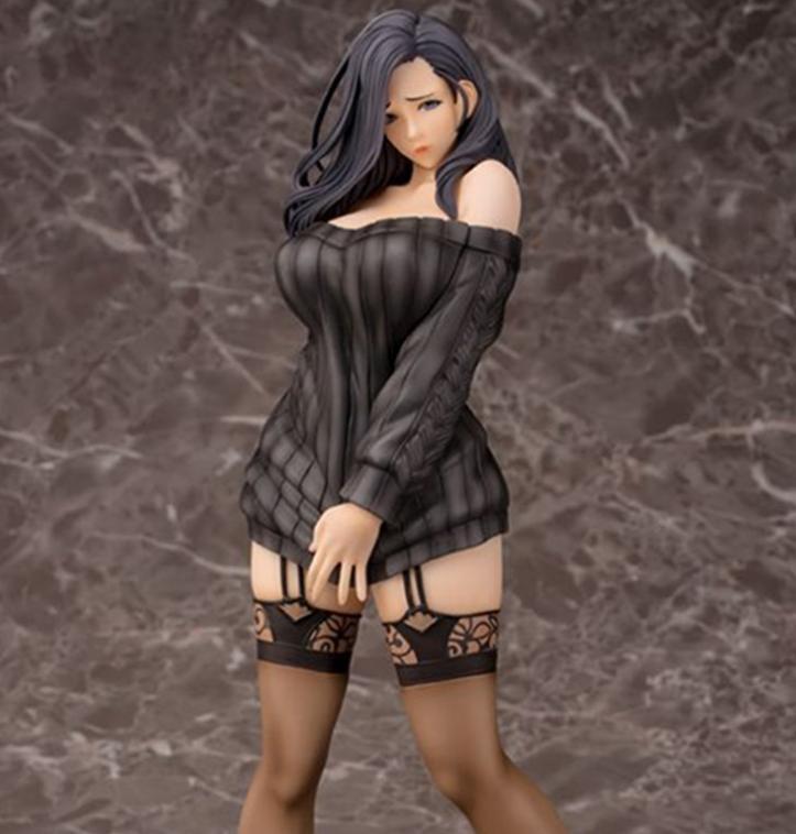 Anime Non Oda Illustration Shiho Kujo black 1/6 Scale PVC  Figure New No Box
