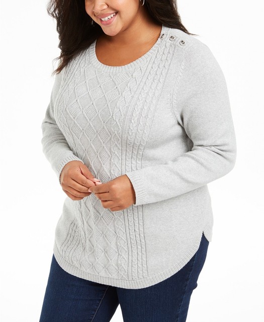 charter club sweaters plus size