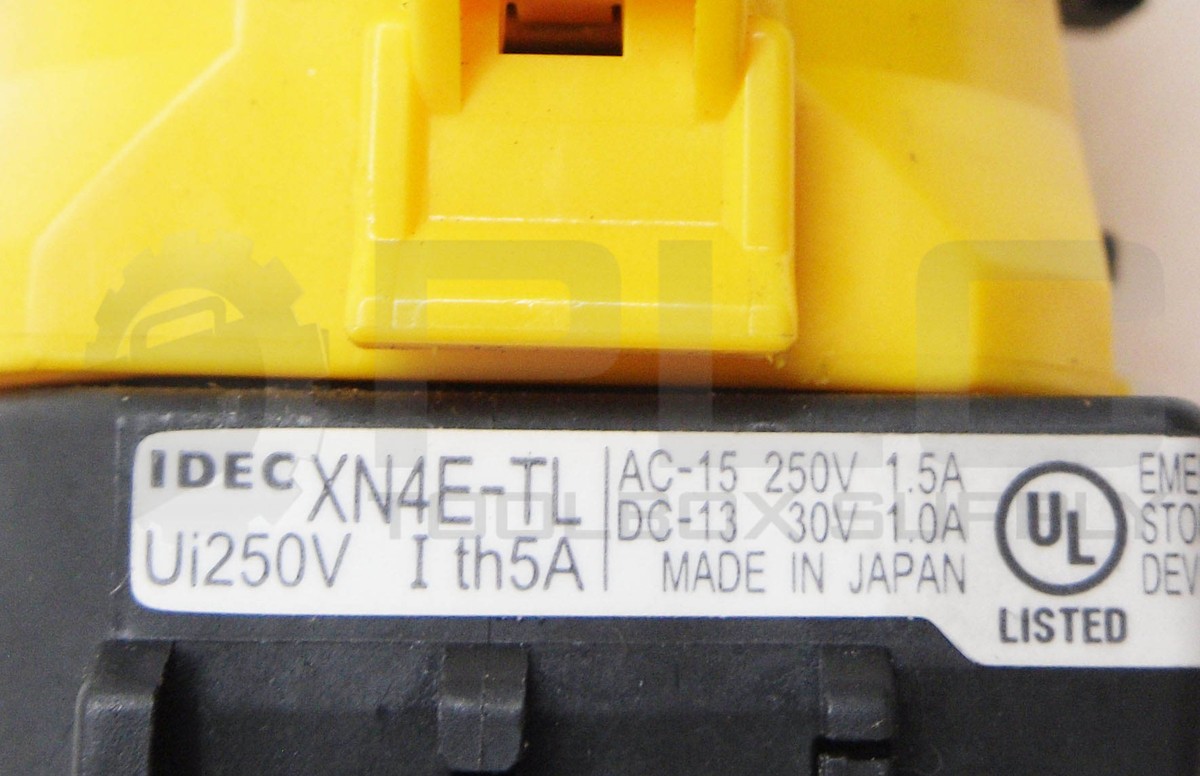 IDEC XN4E-TL TWIST LOCK EMERGENCY STOP PUSH BUTTON 250V 5A | eBay
