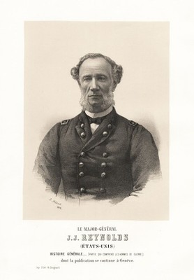 Joseph J. Reynolds engineer military American Civil War Litho Portrait 1872