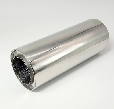 Exhaust Muffler 6'' x 3'' x 14'' Universal Silencer Stainless Steel Box Weld On